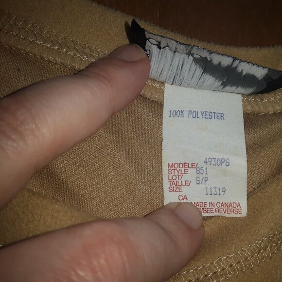 Y2K Top with sheer flared sleeves - Picture 7 of 10